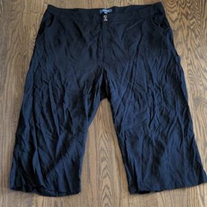 MODCLOTH Black Linen Pants size 26